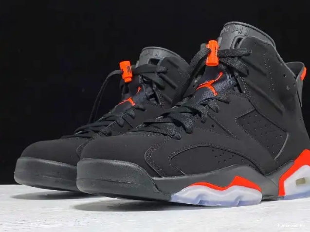 Retro OG 6 Black Jordan Infrared Air 384664-060 0503